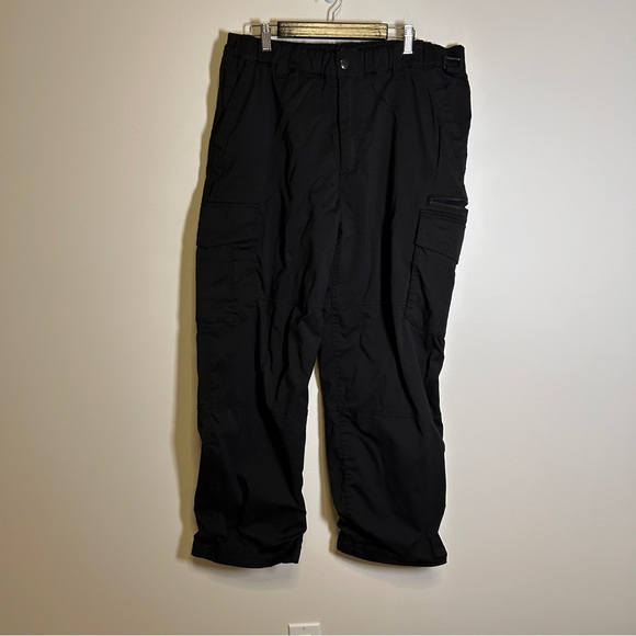 BC Clothing co. Men’s Large x 30 work Pants lined Black warm outdoor camping - Picture 2 of 10